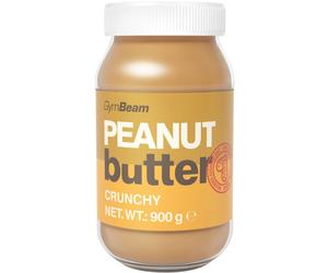 GymBeam Peanut Butter Crunchy 100% crema di noci 900 g