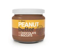 GymBeam Peanut butter with chocolate and biscuits 8 x 340 g