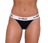 GymBeam Perizoma donna 3Pack tanga in cotone ed elastane nero 1 St