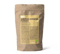 GymBeam Polvere di Ginseng Siberiano Bio - Eleuterococco (Adattogeno Naturale) - Supporta Energia, Concentrazione e Difese Immunitarie - Vegano - Qualità Biologica