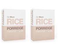 GymBeam Porridge di Riso Senza Glutine - Colazione Veloce e Nutriente - Porridge di Riso Istantaneo con Consistenza Cremosa - Ideale per Pre-Workout (500 g, Natural) (Confezione da 2)