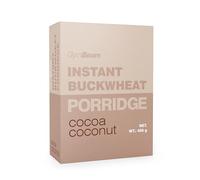GymBeam Porridge Grano Saraceno Istantaneo - Senza Glutine, Per Colazioni Veloci, Ricco Di Proteine, Povero Di Grassi, Senza Zuccheri Aggiunti, Adatto a Vegani (450 g, Cocco Cacao)