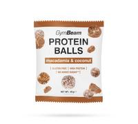 GymBeam Protein Balls 45 g Noci di Macadamia e Cocco