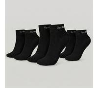 GymBeam Quarter Socks 3Pack Black S