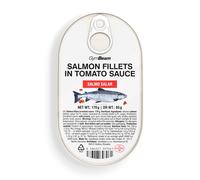 GymBeam Salmon fillets in tomato sauce 170 g