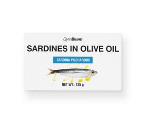 GymBeam Sardines in olive oil 125 g