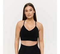 GymBeam Sculpt Seamless Sports Bra Black S