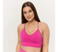 GymBeam Sculpt Seamless Sports Bra Rose S