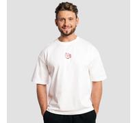 GymBeam Shaker Boxy T-shirt White XXL