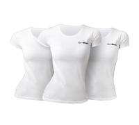 GymBeam T-shirt donna Basic 3Pack a manica corta regular White 1 St