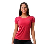 GymBeam T-shirt donna Basic vestibilità slim collo rotondo Vintage Red