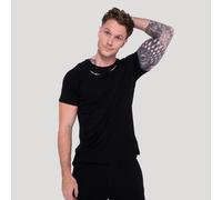 GymBeam Tribal Ribbed T-shirt Black M