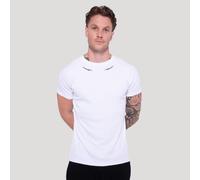 GymBeam Tribal Ribbed T-shirt White S