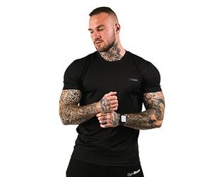 GymBeam TRN T-Shirt da Uomo Black (Nero, M)