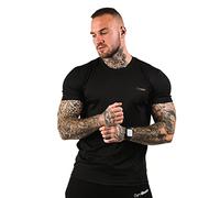 GymBeam TRN T-Shirt da Uomo Black (Nero, S)