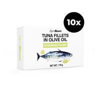 GymBeam Tuna fillets in olive oil 10 x 110 g