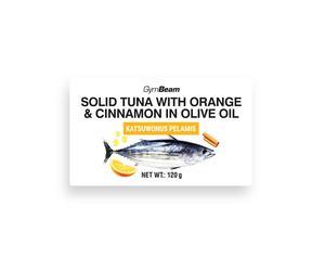 GymBeam Tuna in Olive Oil with Orange & Cinnamon 120 g