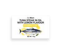GymBeam Tuna steak in oil with lemon flavour 110 g