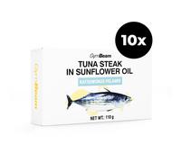 GymBeam Tuna steak in sunflower oil 10 x 110 g