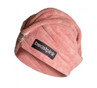 GymBeam Turbante Asciugacapelli in Microfibra - Asciugamano per Capelli Super Assorbente con Bottone di Fissaggio - Ideale per Ridurre l'Effetto Crespo, per Casa, Piscina e Spa