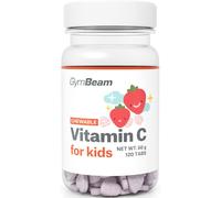 GymBeam Chewable Vitamin C for kids 120 cpr Fragola