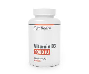 GymBeam Vitamin D3 1000IU 60 cps Neutro