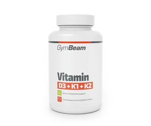 GymBeam Vitamin D3+K1+K2 60 cps Neutro