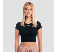 GymBeam Women‘s Aura Cropped T-Shirt Black L