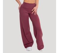 GymBeam Women‘s Flow Straight Pants Wine XXL