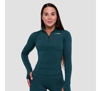 GymBeam Women‘s Ignite Crop Top Dark Green S