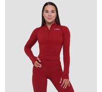 GymBeam Women‘s Ignite Crop Top Dark Red L