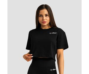 GymBeam Women‘s Limitless Cropped T-shirt Black L