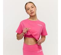 GymBeam Women‘s Limitless Cropped T-Shirt Dragonfruit L