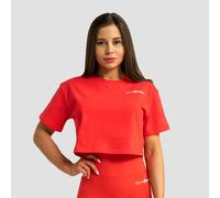 GymBeam Women‘s Limitless Cropped T-shirt Hot Red XS