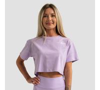 GymBeam Women‘s Limitless Cropped T-shirt Lavender M