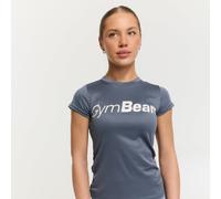 GymBeam Women‘s Mesh T-Shirt Essence Denim Blue S
