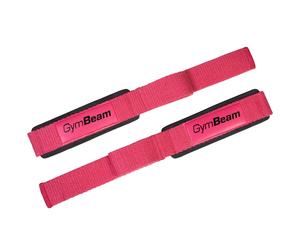 GymBeam X-Grip Lifting Straps pink
