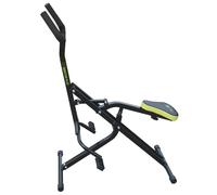GYMFORM Attrezzo Addominali Ab Booster Plus, Macchinario Fitness di Allenamento per Braccia, Addominali, Gambe, Schiena, Glutei. Esercizio Cardio a Casa (computer multifunzionale)