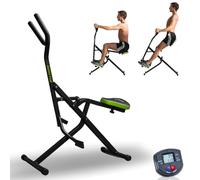 GYMFORM Attrezzo Addominali Ab Booster Plus, Macchinario Fitness di Allenamento per Braccia, Addominali, Gambe, Schiena, Glutei. Esercizio Cardio a Casa (computer multifunzionale)