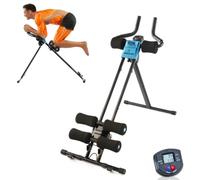 GYMFORM Macchina per addominali AB Generator, allenamento completo, allenamento funzionale per addominali, braccia, gambe, cardio + fitness, Attrezzo Fitness