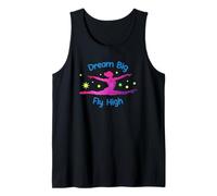Gymnast Girls Dream Big Fly High Empowering Gymnastics Quote Canotta