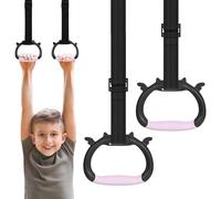 Gymnastic Rings Calisthenics Rings Children's Home Gym Equipment Adjustable Strap for Physical Training Used with Indoor Horizontal Bar Non-slip Load-Bearing