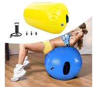 Gymnastics Barrel Allenamento Gonfiabile Tappetino Rullo PVC Durevole Pompa