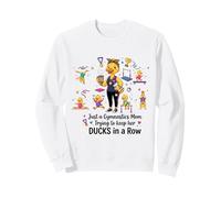 Gymnastics Mom Funny Ducks Gymnastics Mama Felpa