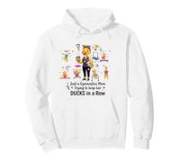 Gymnastics Mom Funny Ducks Gymnastics Mama Felpa con Cappuccio