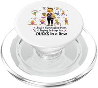 Gymnastics Mom Funny Ducks Gymnastics Mama PopSockets PopGrip per MagSafe