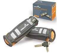 Gymnastics Power Pesi a mano per camminare, 2 libbre in morbido neoprene pesi da jogging per donna, set di manubri con cinturino riflettente