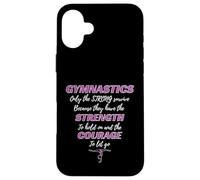 Gymnastics The Strong Survive Gymnast Custodia per iPhone 16 Plus
