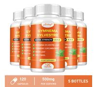 Gymnema Sylvestre - Controllo della glicemia, perdita di peso - con curcuma