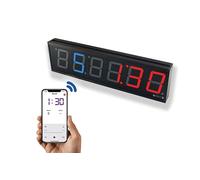GymNext Flex Timer - Edizione Casa - Orologio da Parete LED Digitale - Controllo dal Bluetooth tramite l’app